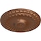 Ekena Millwork Linus Ceiling Medallion, Hand-Painted Polished Copper, 11 1/4"OD x 1 1/8"P CM11LIPOS - alternate 2